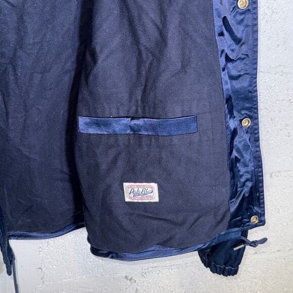 Polo Ralph Lauren P-Wing Sateen Coach's Jacket, Newport Navy XL $498 - Picture 13 of 13